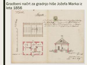 Gradbeni načrt iz leta 1856
